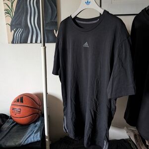 Adidas Studio Yoga Tee (Black)